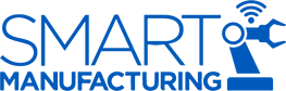  Smart Manufacturing blue icon 84h